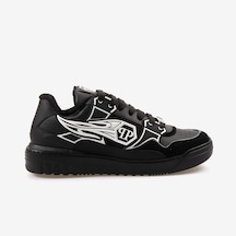 Philipp Plein Bağcıklı Erkek Spor & Sneaker Ayakkabı Msc4017 Siyah