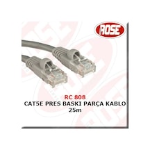 Cat5E Pres BAskı Parça Kablo 25M