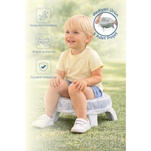 Babyjem 2 İn 1 Portatif Katlanabilir Seyahat Lazımlığı Klozet Adaptörü Soft Yeşil + 5 Hediye Poşet