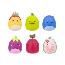 Squishmallows Squooshems 3 Adet - 6.5 Cm Sürpriz Yumuşacık Koleksiyon Oyuncağı Seri 12 Çok Renkli