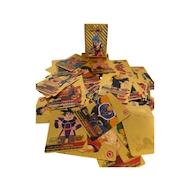Dragon Ball Goku Oyun Koleksiyon Altın Kart Dragon Ball Z Gold Card 53 Adet