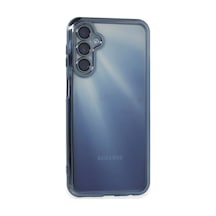 Samsung Uyumlu  Galaxy A55 5g Kılıf Razer Lensli Silikon - Açık Mavi 0.2M-Çok Renkli