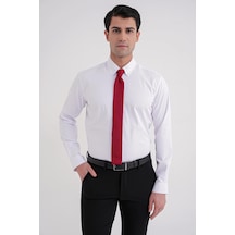 Gk 754 Gömlek Slim Beyaz Beyaz