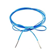 Mavi Renk Kadın Süet Bağcıklı Choker Kolye Renkli