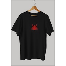 Noıssey -wed Örümcek Adam Yeni Baskılı Oversize T-shirt Tişört Sokak Tarzı Beyaz
