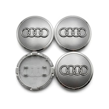 Audi A4-a5-a6-q7 2016/2022 Jant Göbek Arması 4 Lü Takım Oem Kalite 8w0601170a 4m0601170 Koyu Gri - 911209039