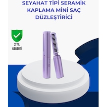 Taşınabilir Saç Düzleştirici Tarak Ayarlanabilir Isı Kontrollü - Lisinya