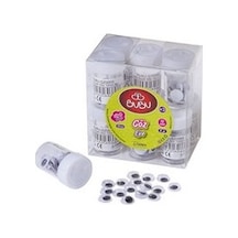 Bu-Bu Oynar Göz Siyah 12 MM 8 G  Siyah