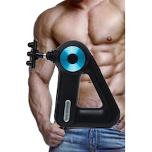 12 Masaj Başlıklı Tabanca Ergonomik Tasarım Kolay Kullanım Kablosuz Masaj Tabancası Kas Geliştirici
