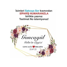 Çeyiz Koli Etiketi 10 Adet A4 Ebat Baskılı Sticker Diğer