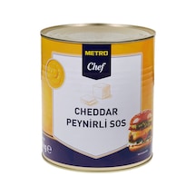 Metro Chef Çedar Peynirli Sos 2,8 Kg - Pratik Kullanımlı Lezzetli Sos 2'li Ekonomik Paket Avantaj Pa