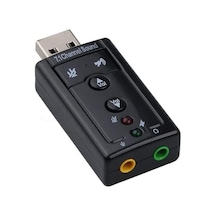 Tkz Harici Usb 7.1 Kanal Usb 3.5 Mm Jack Dönüştücü Ses Kartı