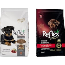 Reflex Kuzu Etli Yavru Köpek Maması + Reflex Plus Kuzu Etli Yavru Köpek Maması 2 x 3  KG