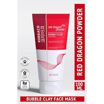 Koreaco Red Dragon Bubble Clay Yüz Maskesi / Tazelenme Parlaklık Nemli Ve İpeksi Köpüren Yüz Maskesi 100 Ml / Cild