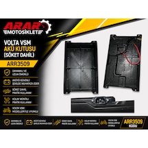 Volta Vsm Akü Kutusu Söket Dahil -arr3509 Siyah