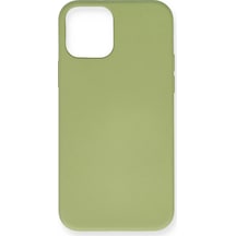 Ilkeshop Newface Apple iPhone Uyumlu 12 Mini Kılıf Nano İçi Kadife Silikon - Yeşil