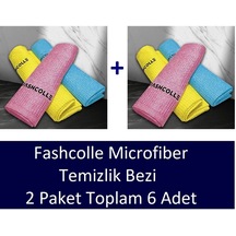 Fashcolle Mikrofiber Temizlik Bezi 2 x 3'lü 40 x 60 CM