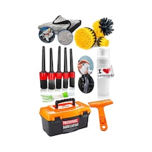 Full Set 13 Parça Kuaför İç-dış Detaylı Temizlik Bakım Set Otoaraba Temizlemekiti Proxclean13