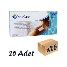 Şeffaf Pedli Su Geçirmez Yara Örtüsü 5 Cm X 7.5 Cm 25 Adet Steril Tekli Paket