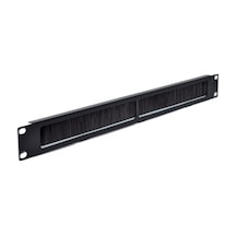 Ager 1/2U 10'' Kablo Düzenleme Paneli Fırçalı. Patchcord Girişine