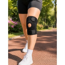 Açık Patella Dizlik Diz Kapağı Destekli Ayarlanabilir Cırtlı Sporcu Dizliği Çok Renkli