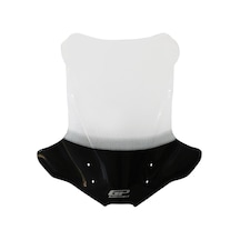 GP Kompozit Honda NC 700 X / NC 750 X 2012-2015 Uyumlu Baskılı Ön Cam Şeffaf 51 cm