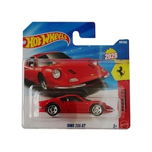 Hot Wheels Dino 206 Gt Koruma Kabı Dahil Oyuncak Araba Çok Renkli