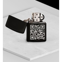 Kişiye Özel Videolu Qr Kod Benzinli Çakmak