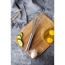 Paslanmaz Çelik Yumurtalık Sos Krema Çırpıcı Sos Karıştırıcı 40 Cm Çelik