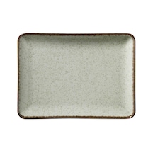 Kütahya Porselen Tan Tabak Yeşil 13 X 18 Cm - 7 Adet Tarı