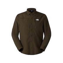 The North Face M Sequoıa Long Sleeve Shırt Erkek Gömlek Nf0a8fu521l1 Yeşil