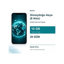 Güneydoğu Asya 8 Alan Esım İnternet Paketi 10 Gb 30 Gün Diğer