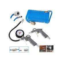 Proxtech Kompresör Saatli Lastik Şişirme, 15 Mt Spiral Hortumu,hava Tabancası Hava Recor Paket Set Proxtech Kompresör Saatli Lastik Şişirme, 15 Mt Spiral Hortumu,hava Tabancası Hava Recor Paket Set