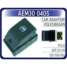 Aem Cam Anahtarı Polo Sağ 02-09 Aem30 0405 5z0959856