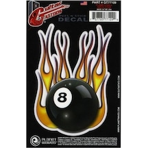Daddario Gt77109 Sticker Yapıştırma Flame 8 Ball