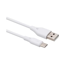 Usb Type-c Şarj Ve Data Kablosu Beyaz 25 Cm Diğer