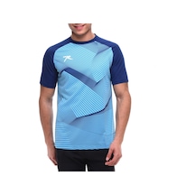 Raru Erkek Baskılı T-Shirt Justa Turkuaz