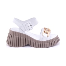 Zeyn 7930 Kadın Sandalet Zyn-7930-b01010 Beyaz