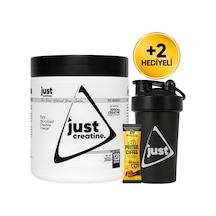 Just Nutrition Creatine Monohydrate Kreatin 360 Gr 120 Servis + Shaker + Protein Kahve Hediyeli Aromasız