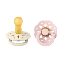 Bibs Boheme Ikili Kauçuk Emzik 6+ Ay Ivory Blossom Turkuaz