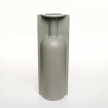 Vitale Lıp Gri Vazo Büyük 13 10 36 Cm Ak.jl0010 Renkli