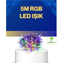 Dekoratif Peri Led 5 M 50 Ampullü Şeffaf Kablo Aydınlatma - Şeffaf