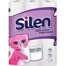 Silen Rulo Kağıt Havlu 12'li 3 Paket