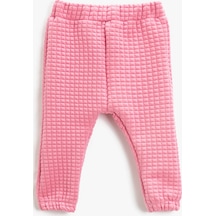Koton Kapitone Jogger Eşofman Altı Beli Lastikli Pembe 3wmg40159ak 3WMG40159AK274 Gül