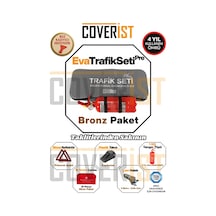 Eva Trafik Seti Plus - 1 Kg Yangın Tüpü - 4 Yıllık - Gri - Bronz Paket