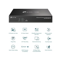 Tp-lınk Vıgı NVR1004H-4P 4 KANAL POE H265+ Nvr Kayıt Cihazı