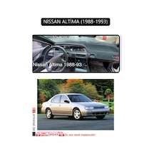 Nissan Altima 1988-1993torpido Koruma Halısı Siyah Kenar