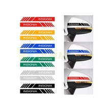 Opel Insignia Yan Ayna Şerit Sticker Etiket Yapıştırma 6 Adet 20 X 2 Cm