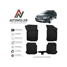 Volkswagen Bora 1999-2006 Havuzlu Oto Paspas Sedan