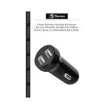 Cihaz Dolumu Günlük Kullanım Sürücü Xc4056 15.5w Çift Usb-a Çıkışlı Araç İçi Çakmaklık Şarj Aleti
